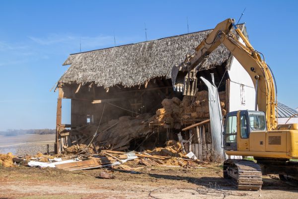Barn Demolition in Morrisville