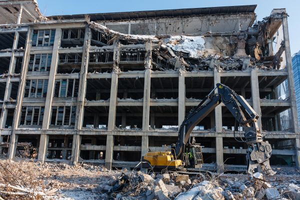 Commercial Building Demolition in Morrisville