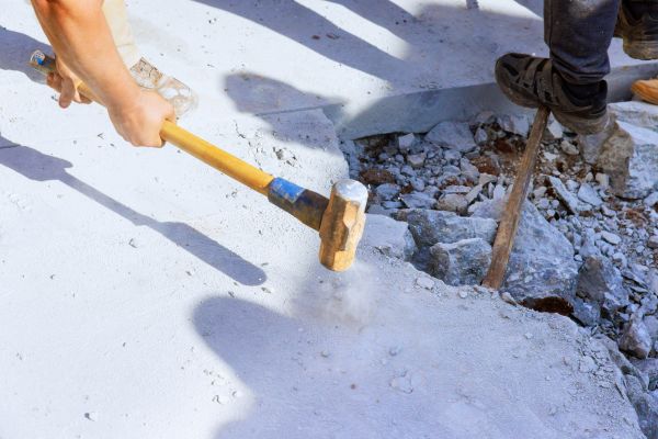 Concrete Pavement Demolition in Morrisville