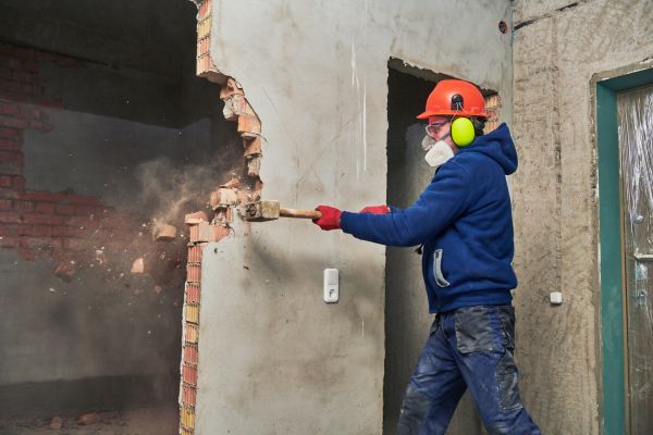 Concrete Wall Demolition in Morrisville