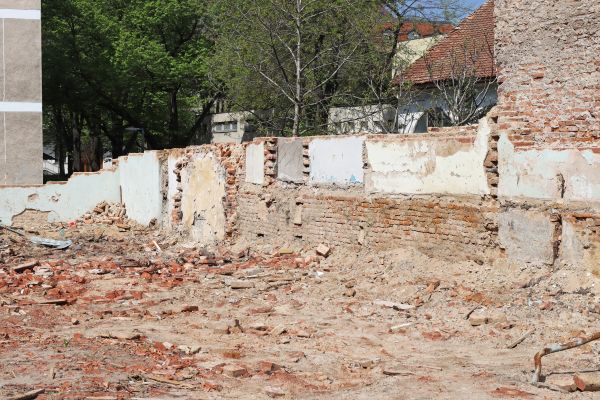 Brick Wall Demolition in Morrisville