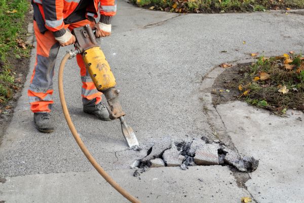 Concrete Sidewalk Removal in Morrisville