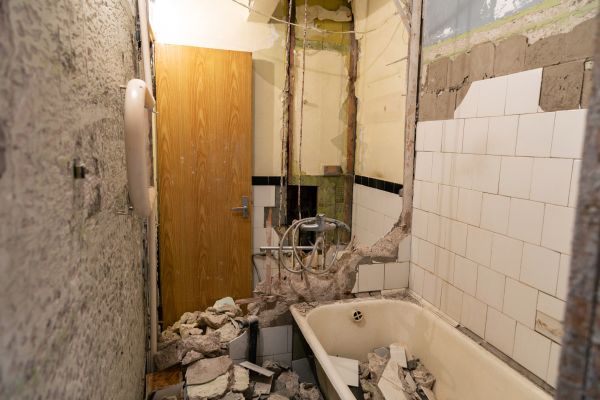Shower Tile Demolition in Morrisville
