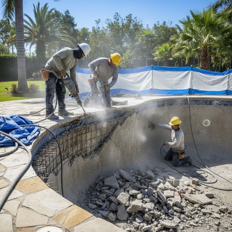 Concrete Pool Demolition